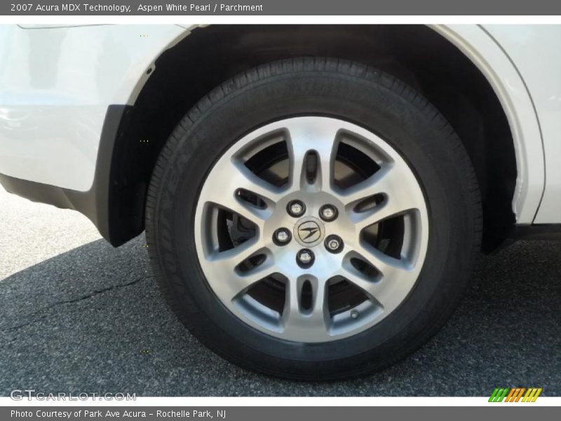 Aspen White Pearl / Parchment 2007 Acura MDX Technology