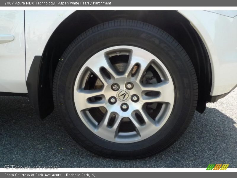 Aspen White Pearl / Parchment 2007 Acura MDX Technology