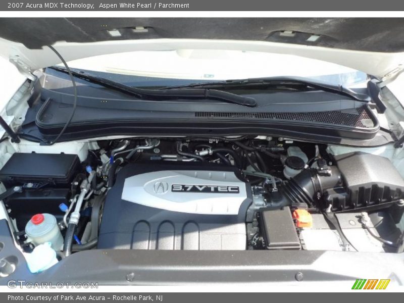 Aspen White Pearl / Parchment 2007 Acura MDX Technology