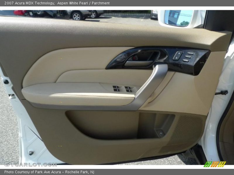 Aspen White Pearl / Parchment 2007 Acura MDX Technology