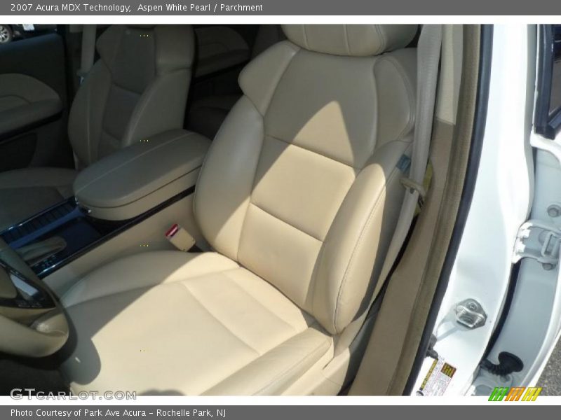 Aspen White Pearl / Parchment 2007 Acura MDX Technology