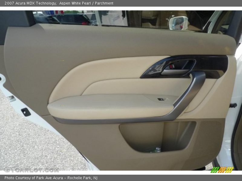 Aspen White Pearl / Parchment 2007 Acura MDX Technology