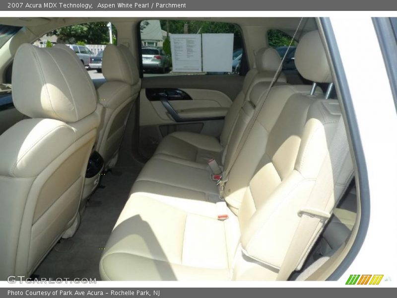 Aspen White Pearl / Parchment 2007 Acura MDX Technology