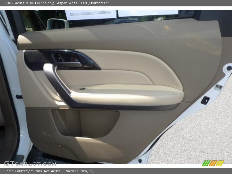 Aspen White Pearl / Parchment 2007 Acura MDX Technology