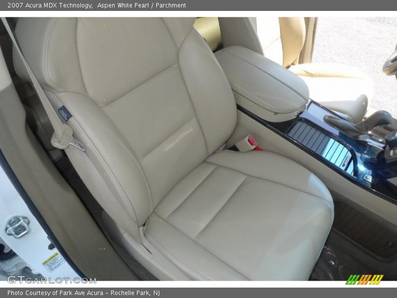 Aspen White Pearl / Parchment 2007 Acura MDX Technology