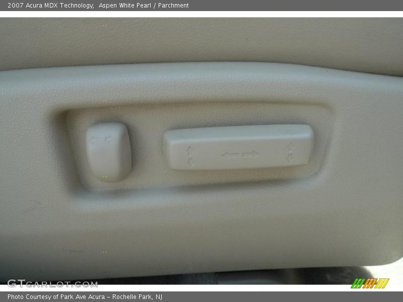 Aspen White Pearl / Parchment 2007 Acura MDX Technology