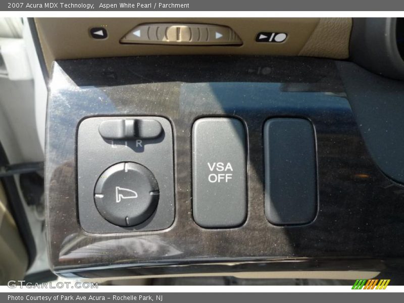 Aspen White Pearl / Parchment 2007 Acura MDX Technology