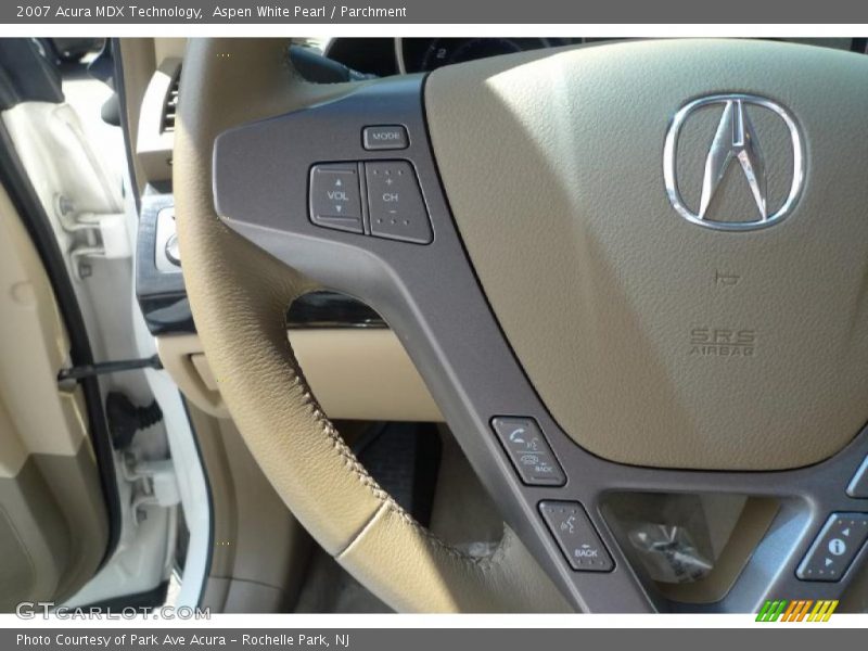 Aspen White Pearl / Parchment 2007 Acura MDX Technology