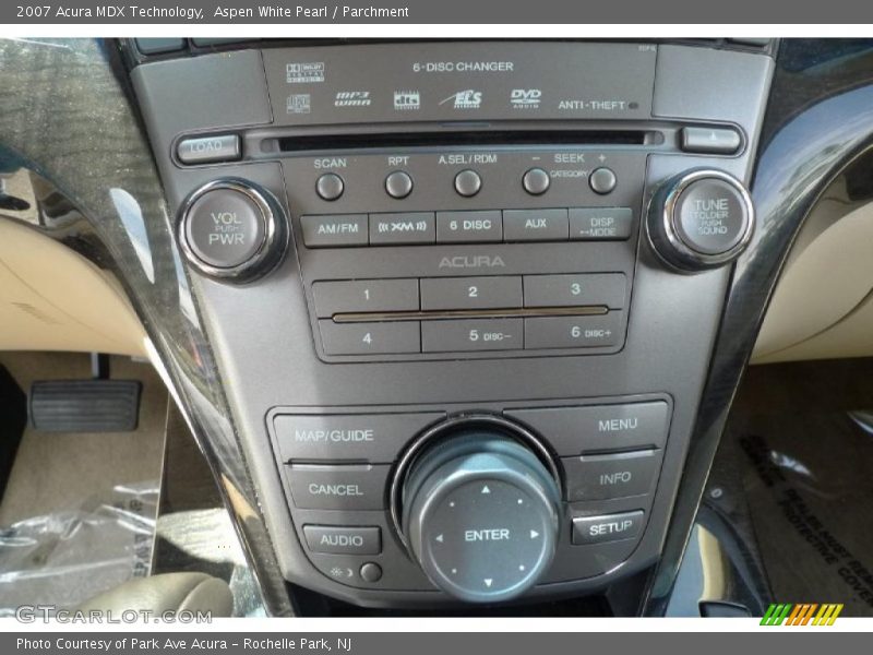 Aspen White Pearl / Parchment 2007 Acura MDX Technology
