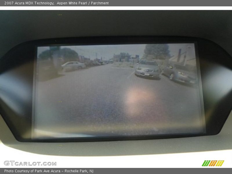 Aspen White Pearl / Parchment 2007 Acura MDX Technology