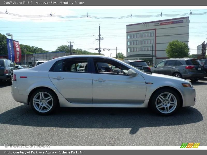 Alabaster Silver Metallic / Ebony 2007 Acura TL 3.2