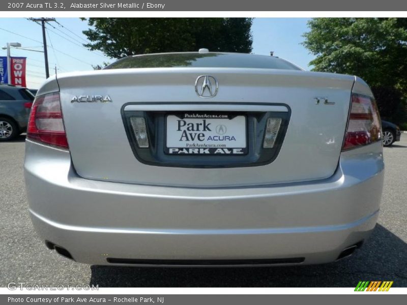 Alabaster Silver Metallic / Ebony 2007 Acura TL 3.2
