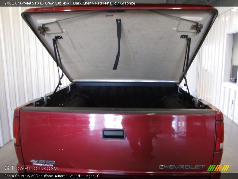 Dark Cherry Red Metallic / Graphite 2001 Chevrolet S10 LS Crew Cab 4x4