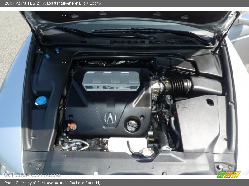 Alabaster Silver Metallic / Ebony 2007 Acura TL 3.2