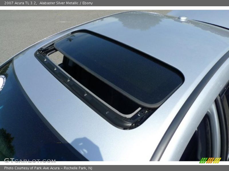 Alabaster Silver Metallic / Ebony 2007 Acura TL 3.2