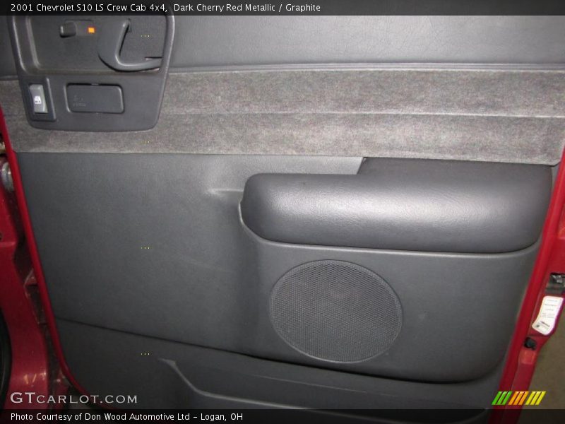 Dark Cherry Red Metallic / Graphite 2001 Chevrolet S10 LS Crew Cab 4x4