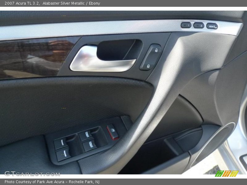Alabaster Silver Metallic / Ebony 2007 Acura TL 3.2
