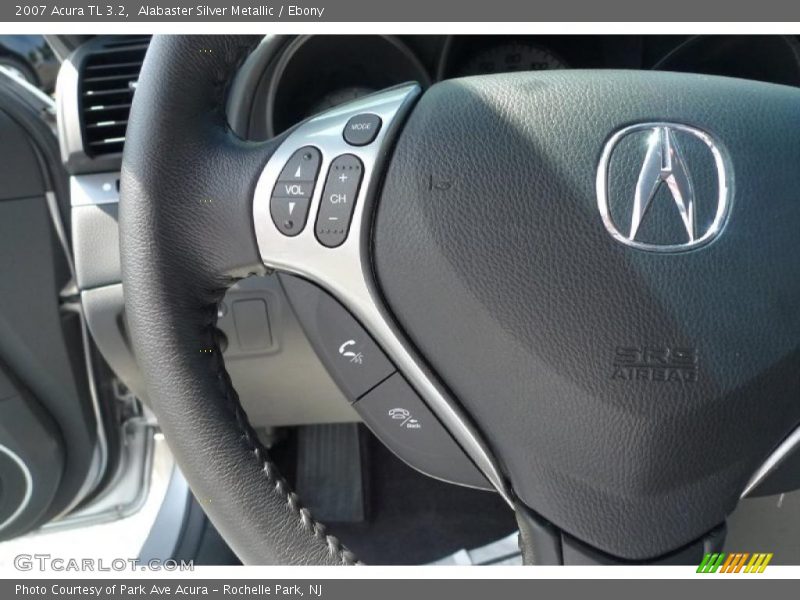 Alabaster Silver Metallic / Ebony 2007 Acura TL 3.2