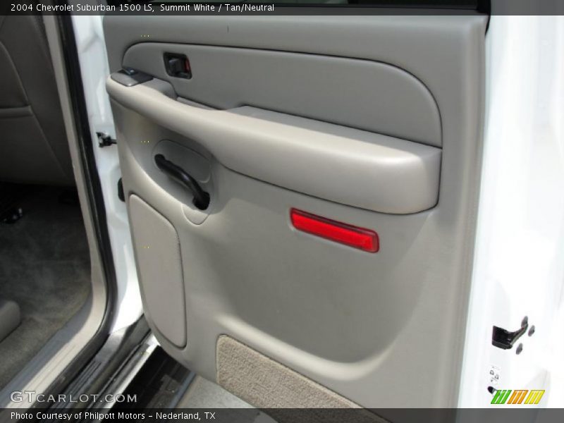 Summit White / Tan/Neutral 2004 Chevrolet Suburban 1500 LS