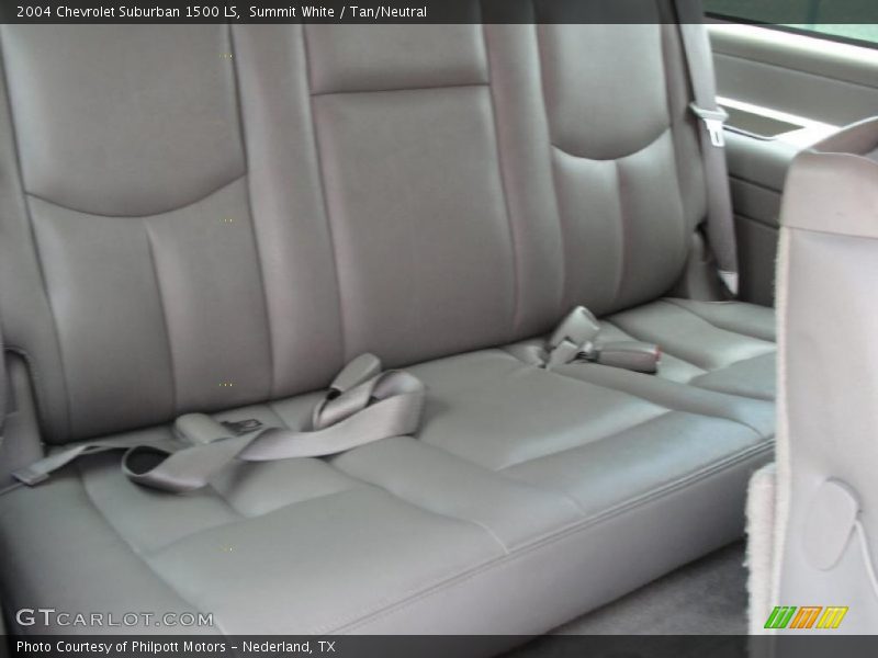 Summit White / Tan/Neutral 2004 Chevrolet Suburban 1500 LS