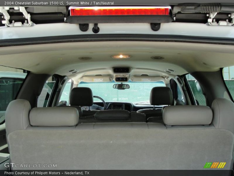 Summit White / Tan/Neutral 2004 Chevrolet Suburban 1500 LS