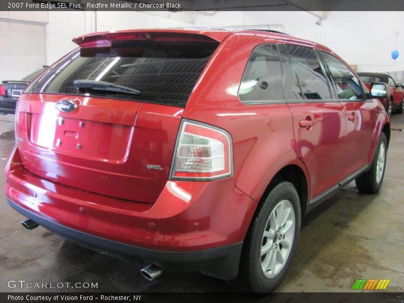 Redfire Metallic / Charcoal Black 2007 Ford Edge SEL Plus