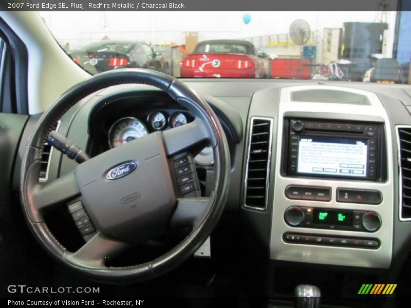 Redfire Metallic / Charcoal Black 2007 Ford Edge SEL Plus