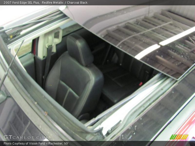 Redfire Metallic / Charcoal Black 2007 Ford Edge SEL Plus
