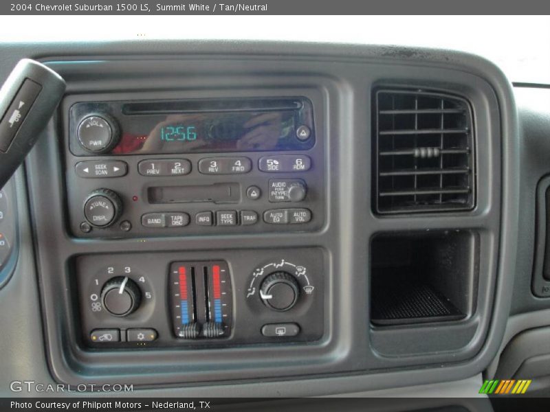 Summit White / Tan/Neutral 2004 Chevrolet Suburban 1500 LS