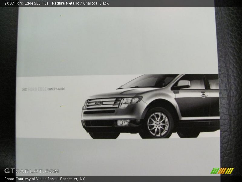 Redfire Metallic / Charcoal Black 2007 Ford Edge SEL Plus
