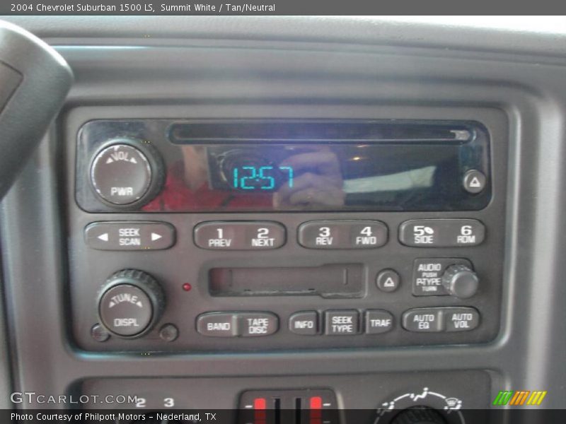 Summit White / Tan/Neutral 2004 Chevrolet Suburban 1500 LS