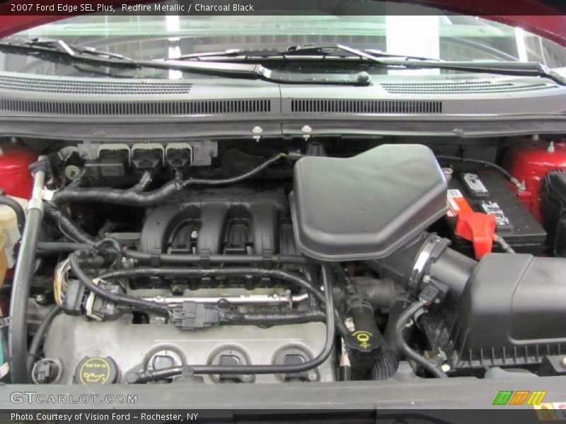 Redfire Metallic / Charcoal Black 2007 Ford Edge SEL Plus