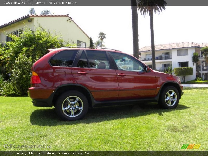 Sienna Red Metallic / Beige 2003 BMW X5 3.0i