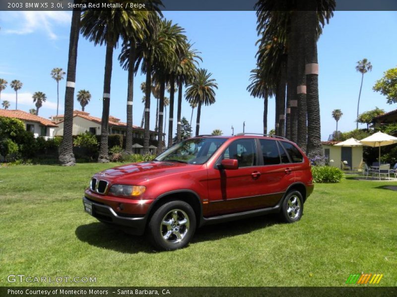 Sienna Red Metallic / Beige 2003 BMW X5 3.0i