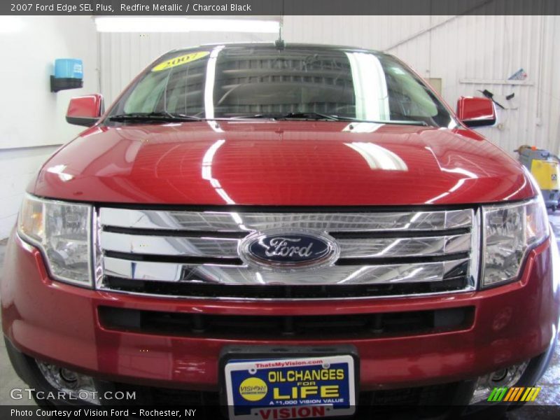 Redfire Metallic / Charcoal Black 2007 Ford Edge SEL Plus