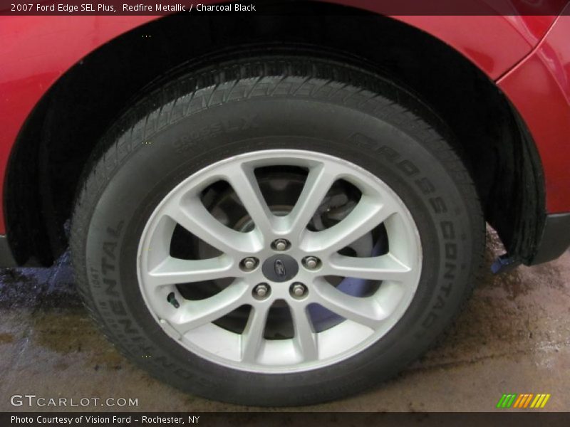 Redfire Metallic / Charcoal Black 2007 Ford Edge SEL Plus
