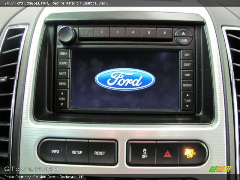 Redfire Metallic / Charcoal Black 2007 Ford Edge SEL Plus