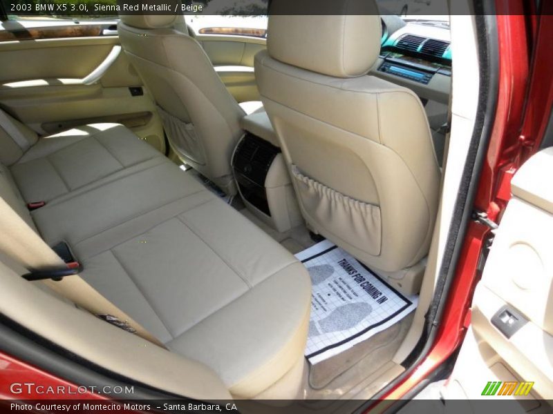 Sienna Red Metallic / Beige 2003 BMW X5 3.0i