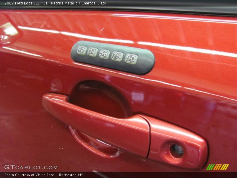Redfire Metallic / Charcoal Black 2007 Ford Edge SEL Plus