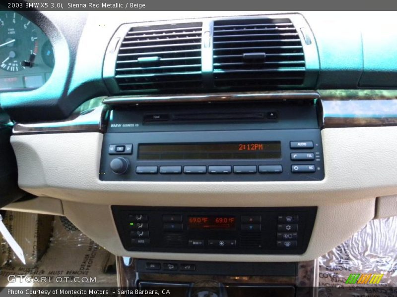 Sienna Red Metallic / Beige 2003 BMW X5 3.0i