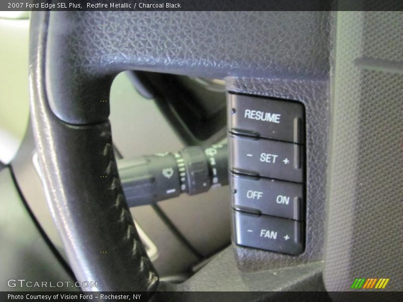 Redfire Metallic / Charcoal Black 2007 Ford Edge SEL Plus