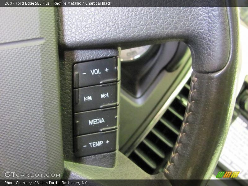 Redfire Metallic / Charcoal Black 2007 Ford Edge SEL Plus
