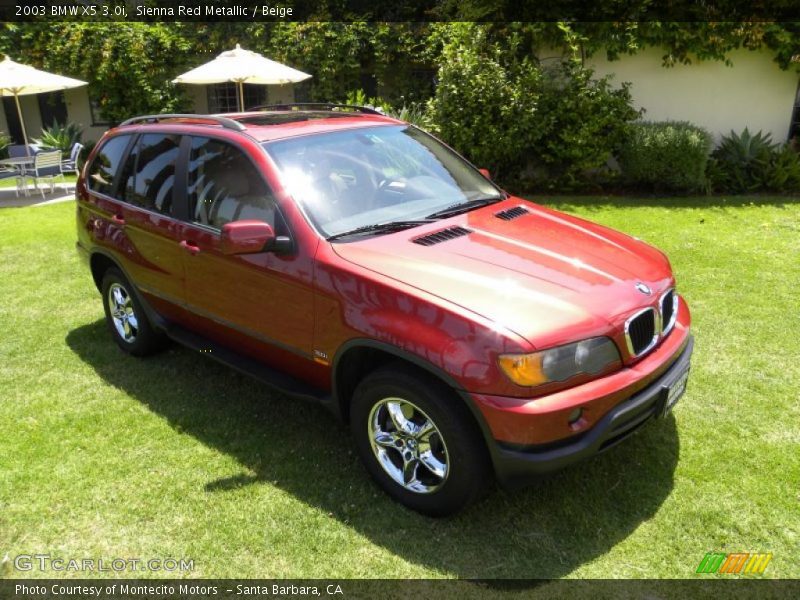 Sienna Red Metallic / Beige 2003 BMW X5 3.0i