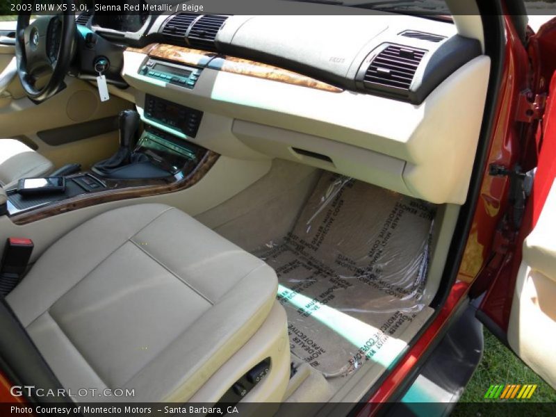 Sienna Red Metallic / Beige 2003 BMW X5 3.0i