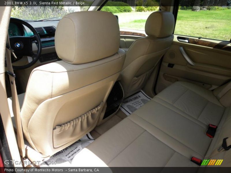 Sienna Red Metallic / Beige 2003 BMW X5 3.0i