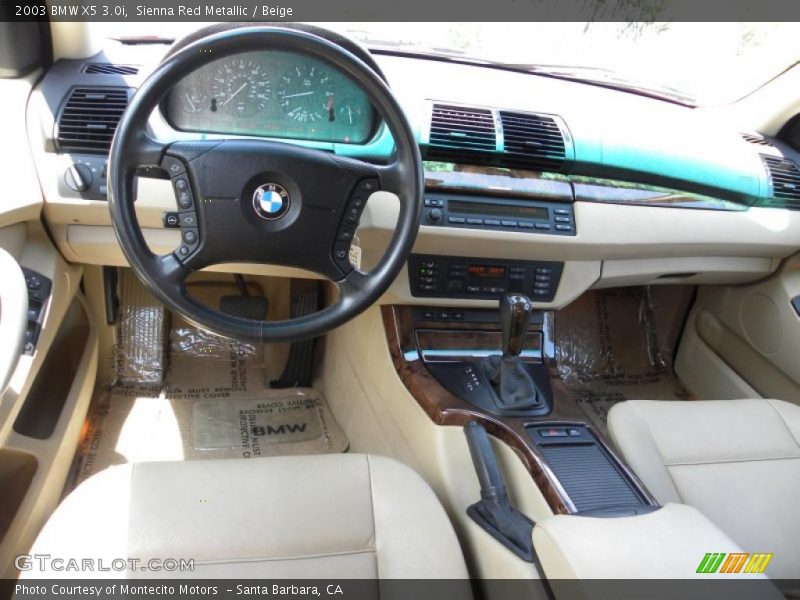 Sienna Red Metallic / Beige 2003 BMW X5 3.0i