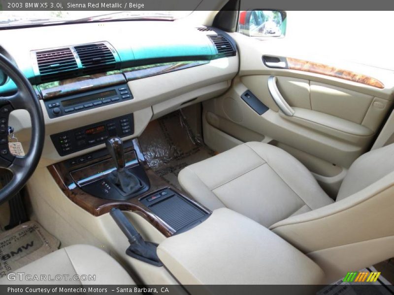 Sienna Red Metallic / Beige 2003 BMW X5 3.0i