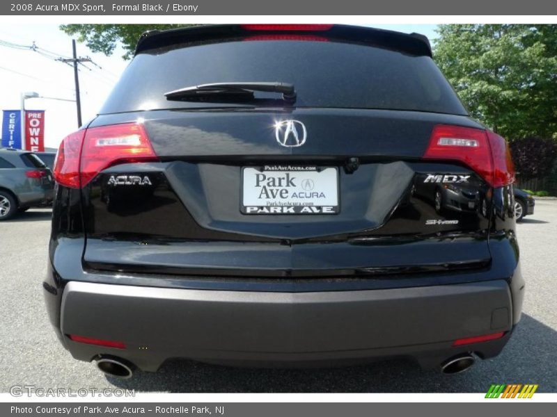 Formal Black / Ebony 2008 Acura MDX Sport
