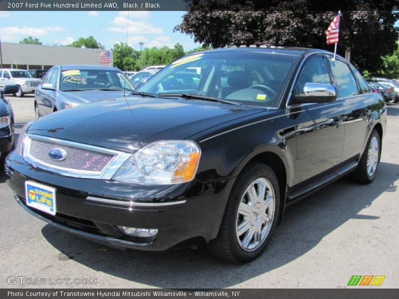 Black / Black 2007 Ford Five Hundred Limited AWD