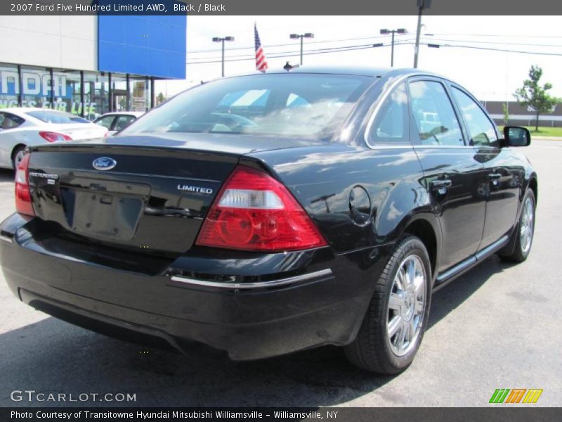 Black / Black 2007 Ford Five Hundred Limited AWD